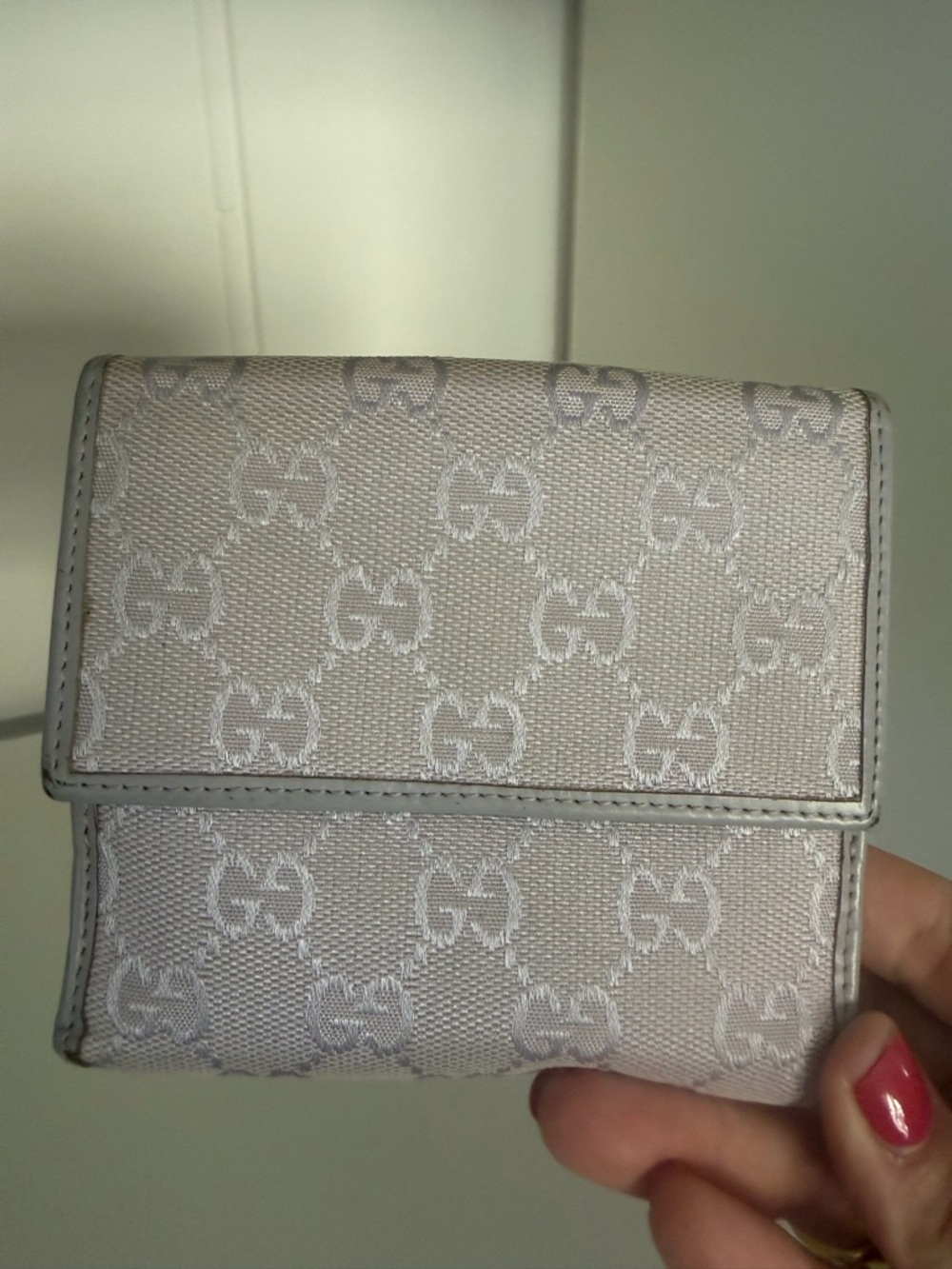 Gucci lilac GG Canvas Compact Fold Wallet Project - Picture 7 of 15